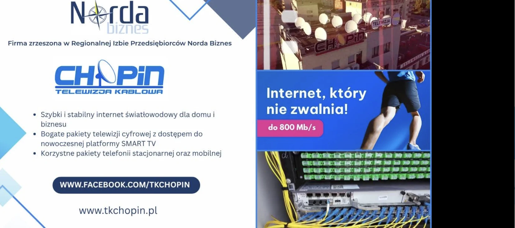 Prezentujemy Chopin Telewizja Kablowa — lokalnego operatora światłowodowego