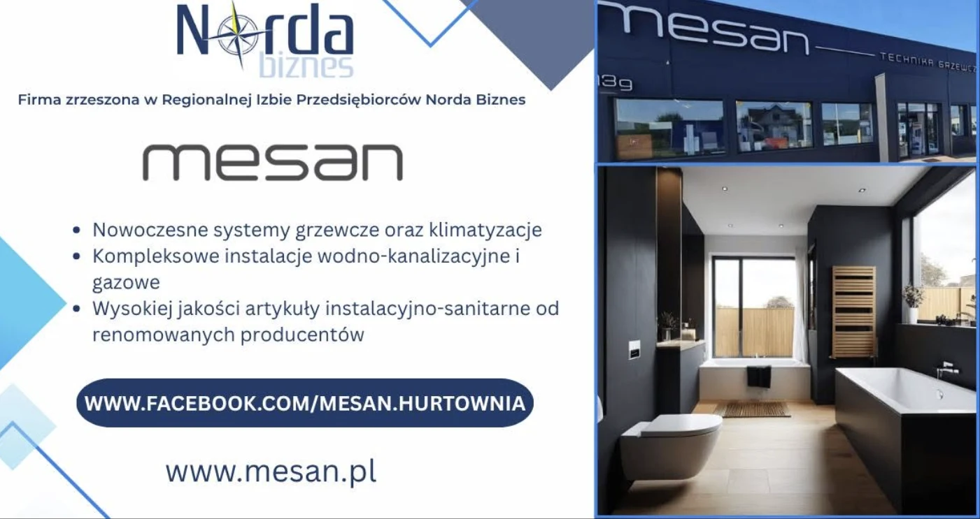 Prezentujemy MESAN — Hurtownia Instalacyjna z Wejherowa