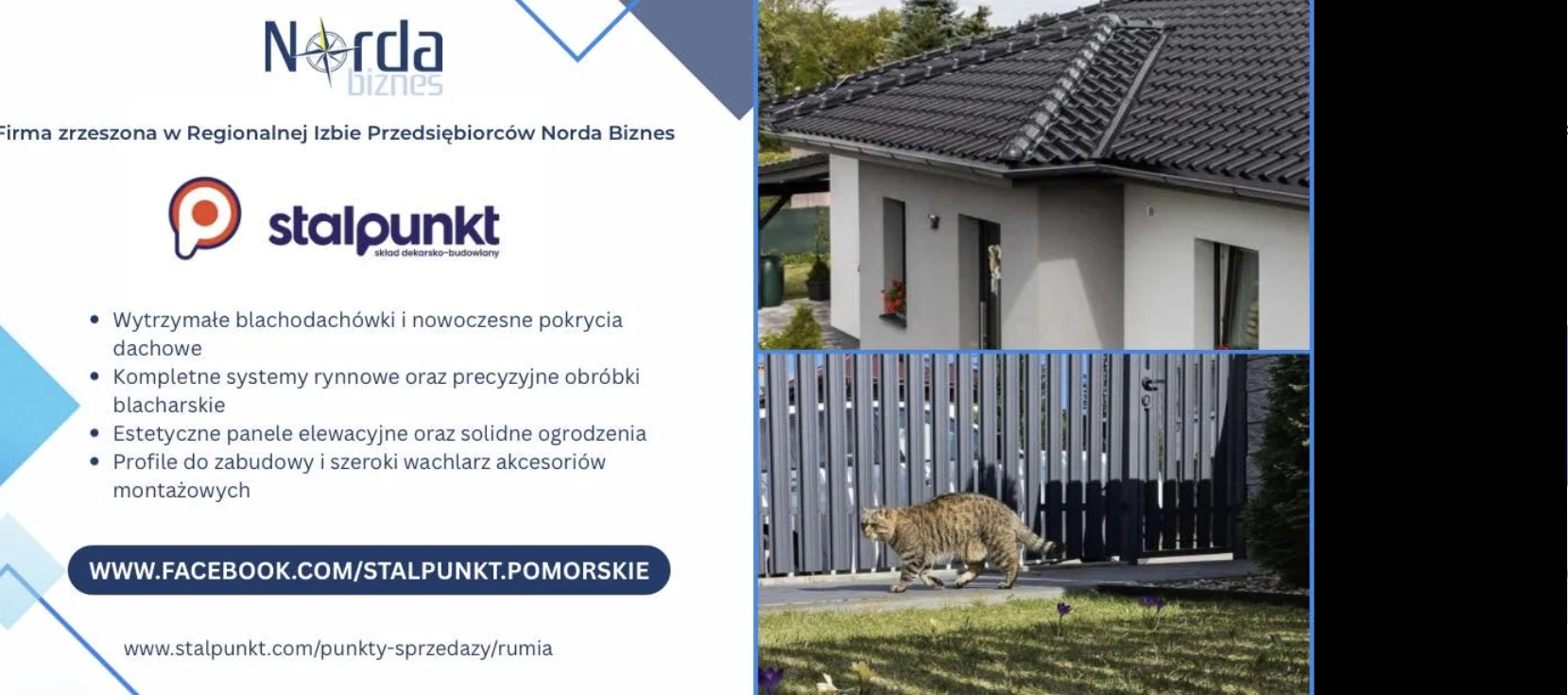 Prezentujemy Stalpunkt Pomorskie — pokrycia dachowe i elewacje